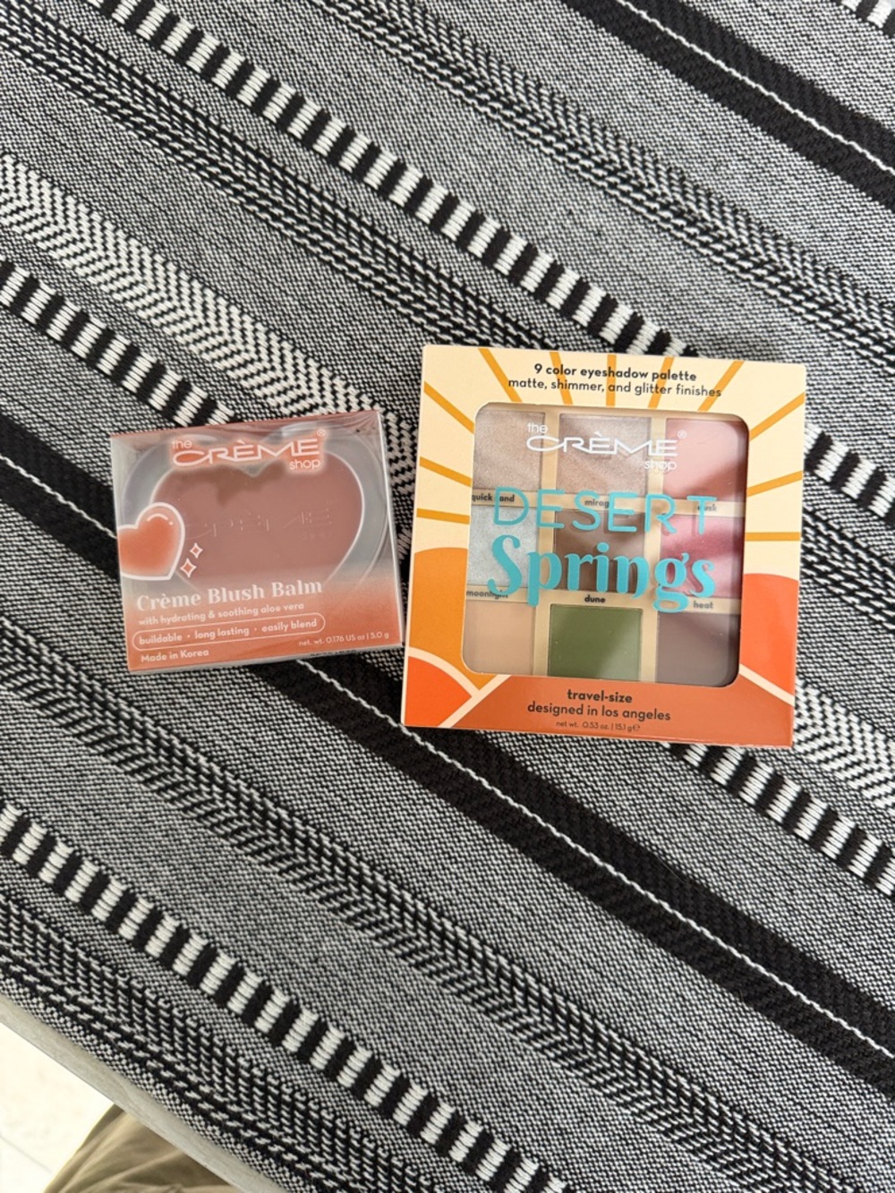 The Crème Shop Desert Springs Eyeshadow Palette & Crème Blush Balm